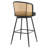 Cane Back Swivel Upholstered  Stool-1335810502-1335810503