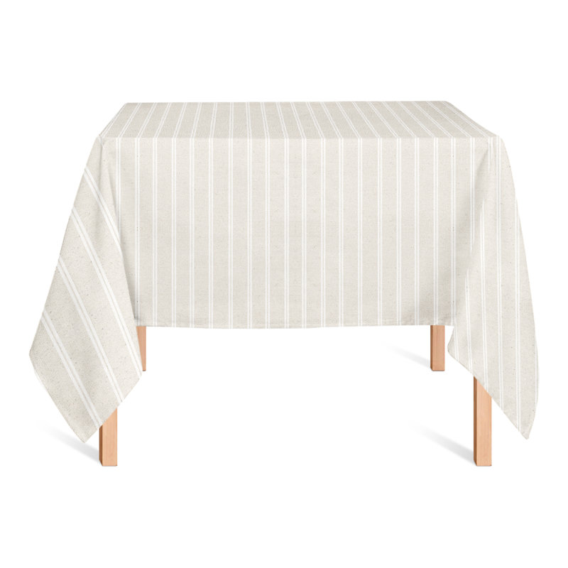 Nappe crème et blanche