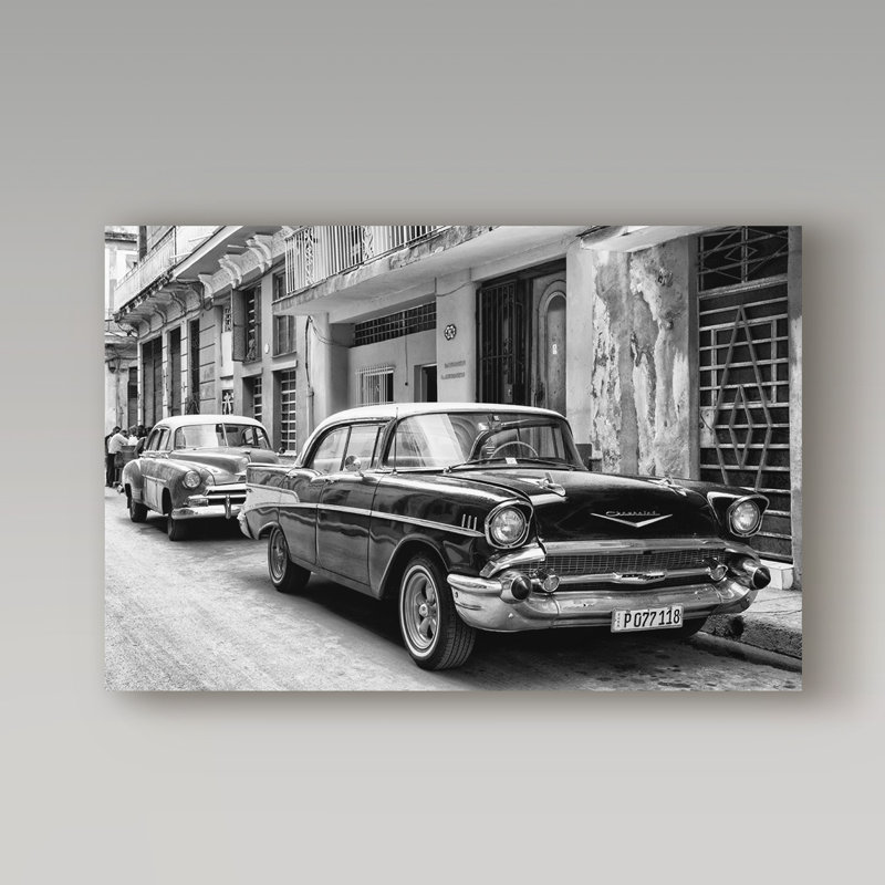 «Cosey Vintage Car Classic Car», reproduction de photo sur toile tendue Cosey, H 30 po x l 47 po