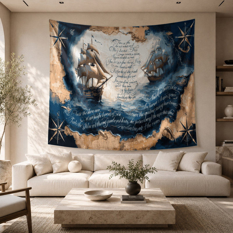 Tapisserie murale «Nautical», 26 po x 36 po