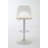 Bar Stools Set of 2 Modern BrownPU Counter Height Barstool, High Padded Swivel Adjustable Barstools with Back for Bar Counter and Kitchen Island-72148870