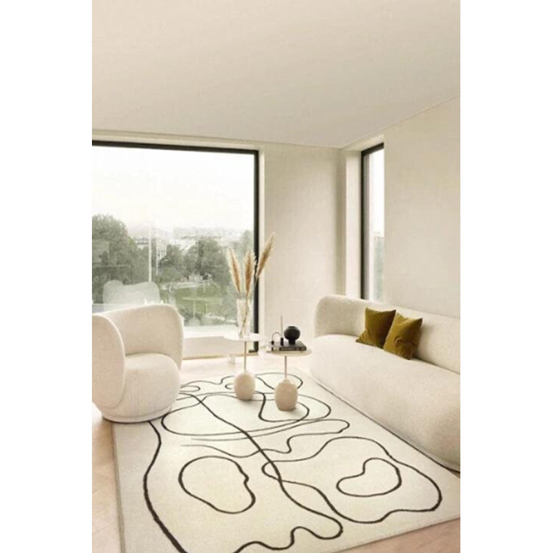 Tapis himanshee avec envers antidérapant, Tapis de couloir 5 pi 10 po x 14 pi 9 po