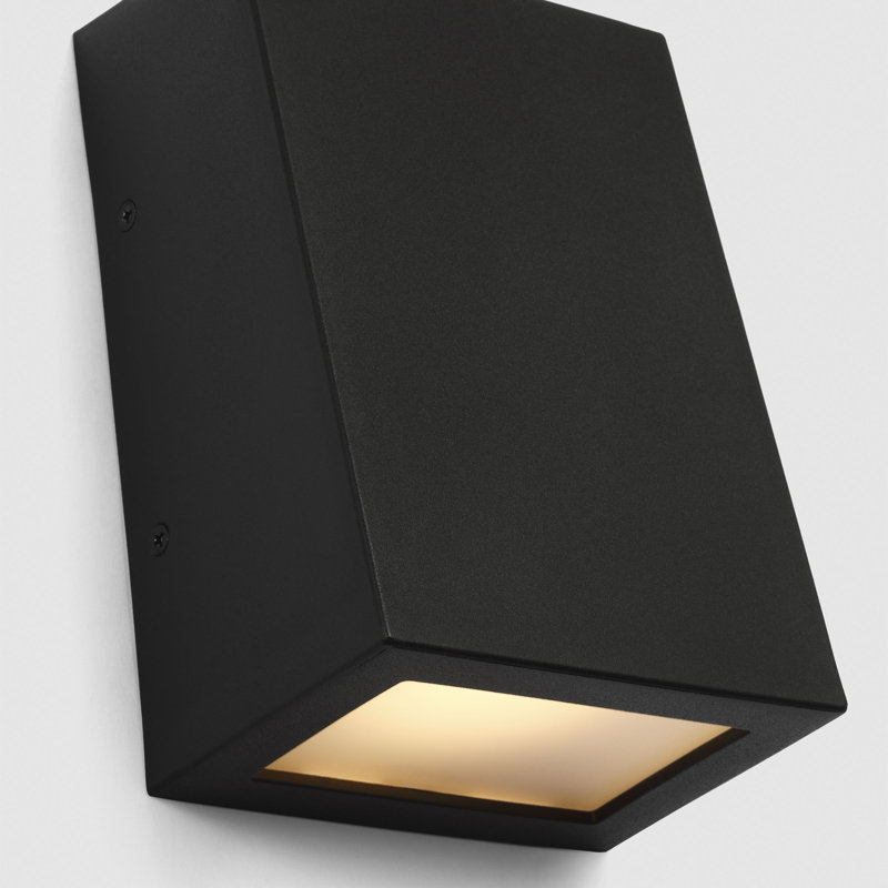 Kakudo LED Outdoor Wall Lantern, 7.5" H x 5" W x 3.5" D
