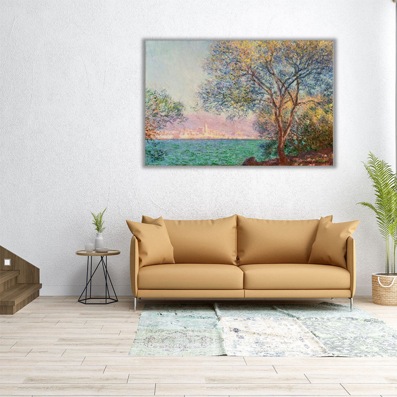 «Antibes in the Morning, 1888», reproduction d'art sur toile, H 24 po x l 36 po