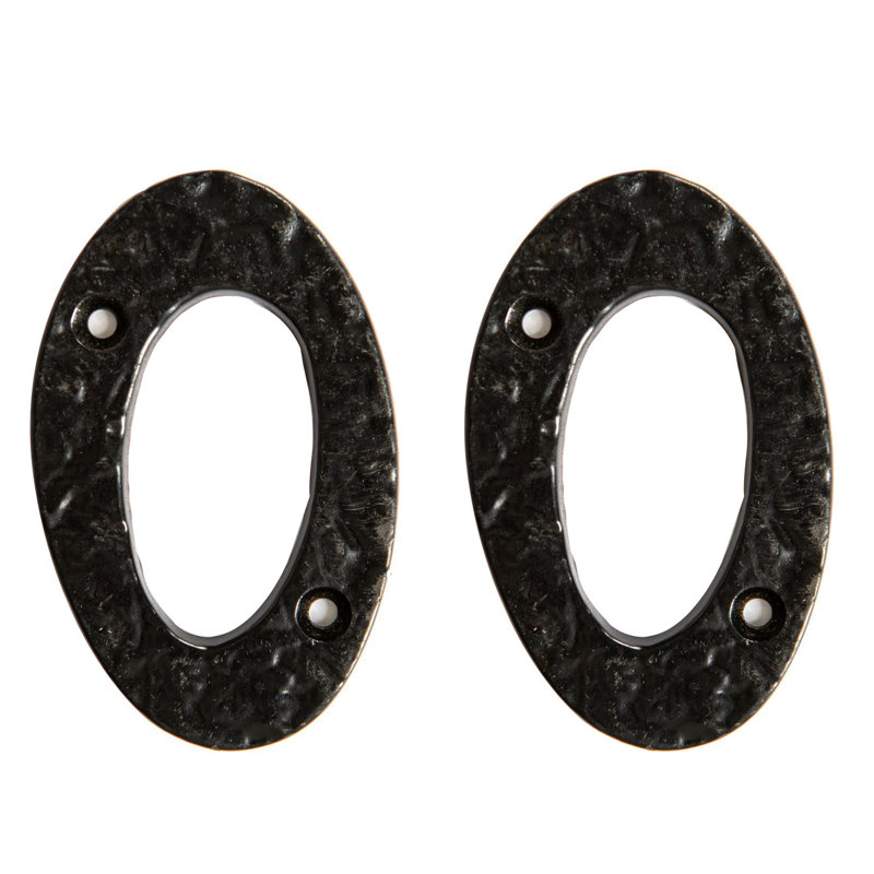 7.8cm H Iron House Number