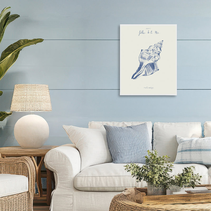 Toile de coquillage Filles De La Mer, design par 1x, H 20 po x l 16 po