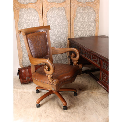 Sammy Genuine Leather Side Chair