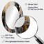 Abstrait abstrait doré et rose Infinity Circles VI - miroir mural ovale moderne doré-1137707302