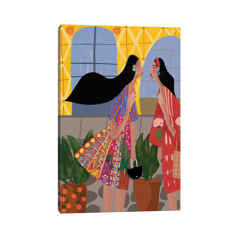 A Street In Seville by Dina Razin - Wrapped Canvas Gallery-Wrapped Canvas Giclée, 30.48cm H x 30.48cm W
