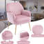 Fauteuil d'appoint en velours-1684419731