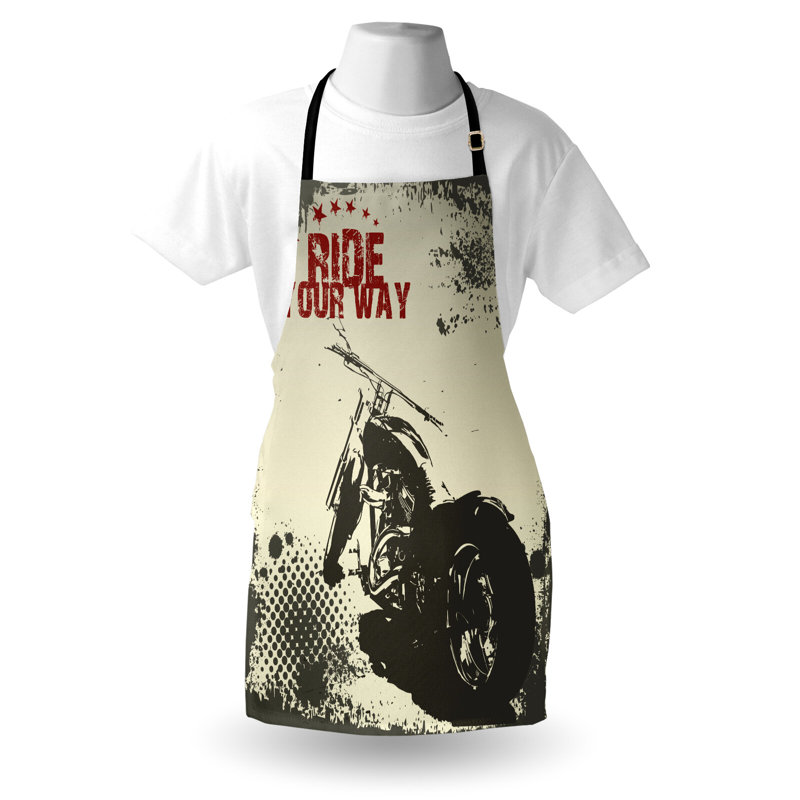 No Pattern Bib Apron