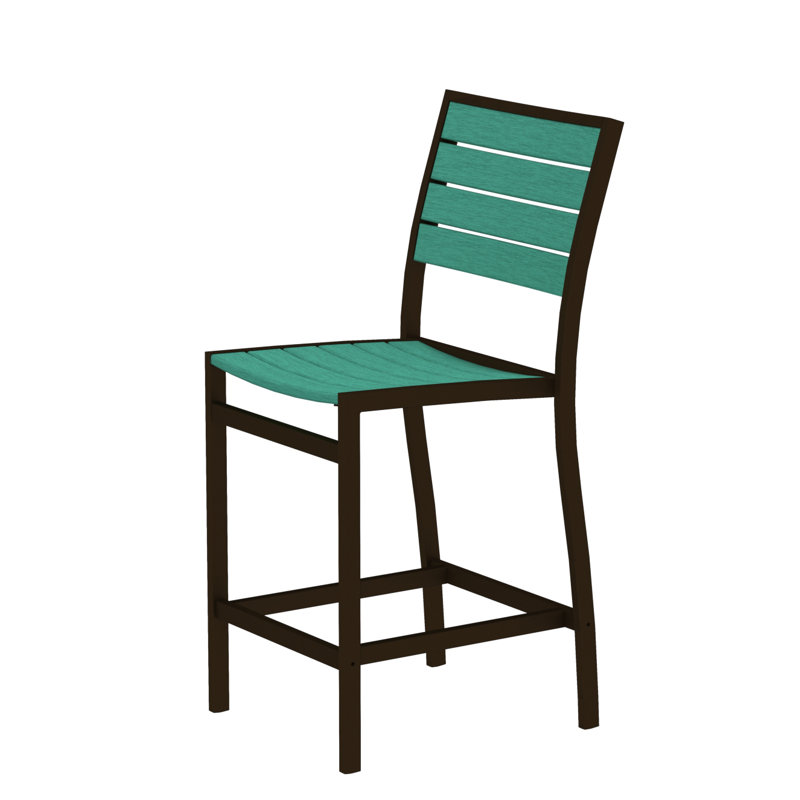 Chaise d'appoint de bureau POLYWOOD, Aruba, Bronze texturé