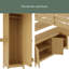 Lit mezzanine en bois avec armoire et bibliothèque, grand lit mezzanine avec garde-robe et bureau pour enfants-679696709