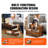Pet Bunk Bed with Stairs Dog/Cat Window Perch Sleeper Couch Medium Size-1292969946