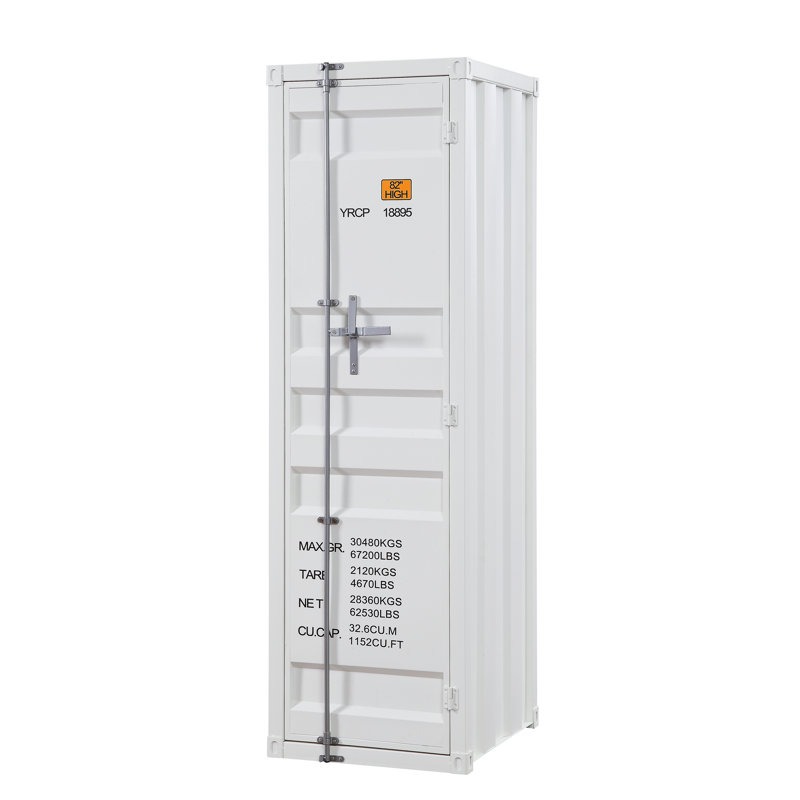 Cargo White Finish Wardrobe