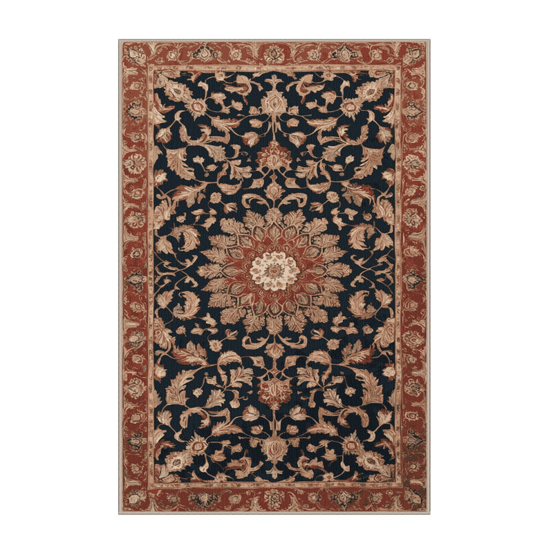 Tapis brun lavable à la machine, Rectangulaire 8 pi x 12 pi