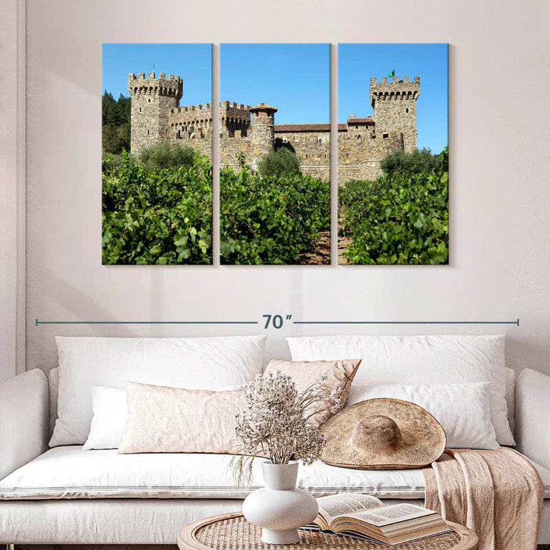 Lilie Napa Valley Castle, H 32 po x l 50 po
