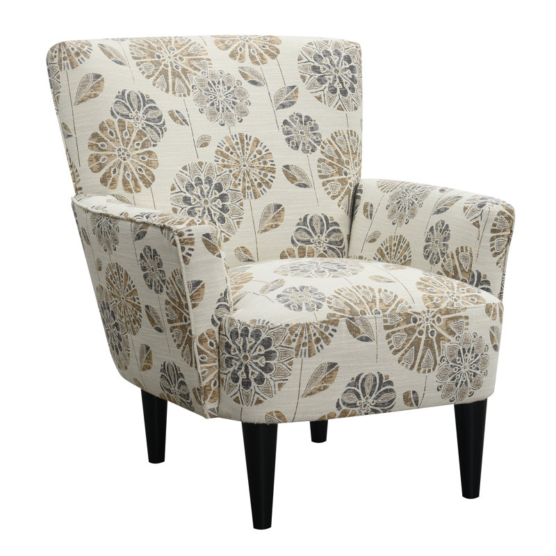 Akanni Upholstered Armchair, Cascade Mineral Polyester