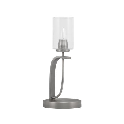 Lampe d'appoint Cavella illustrée d'un verre de 4 po