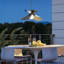 Hibiscus 1 - Bulb 12.9" H Outdoor Pendant-49446554-102348056