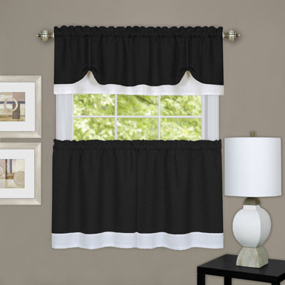 Ryon Tie-Up Kitchen Curtain