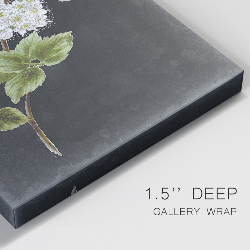 " Dramatic White Flowers II ", 60" H x 40" W x 1" D