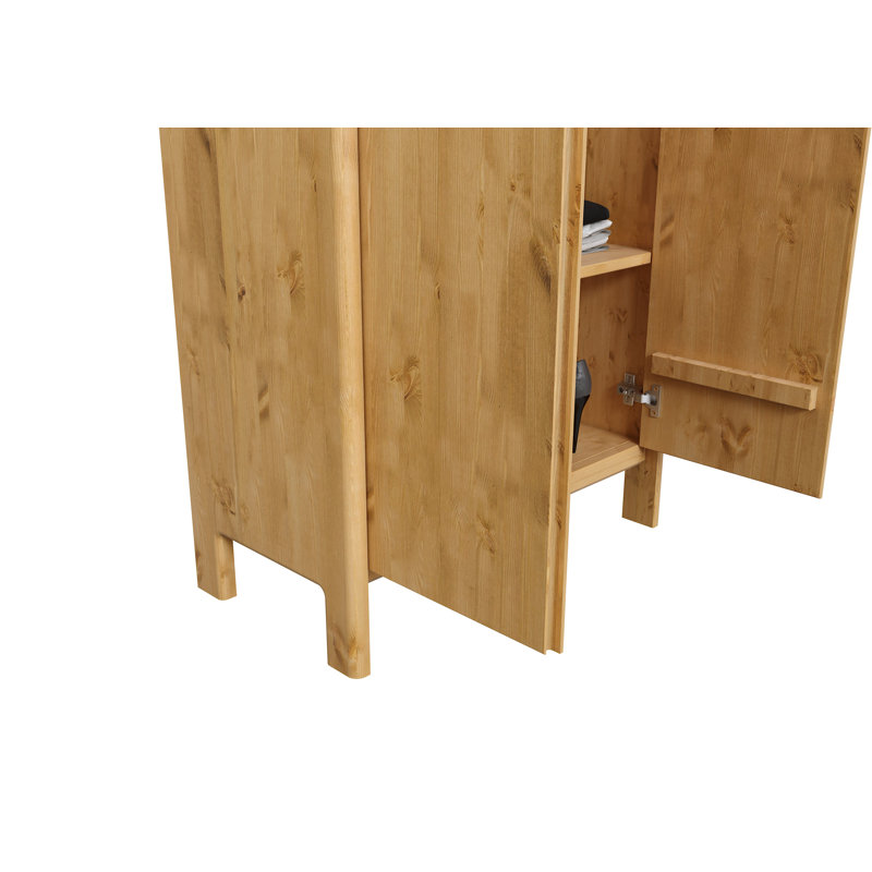 2 Door Wardrobe, Brown Oil