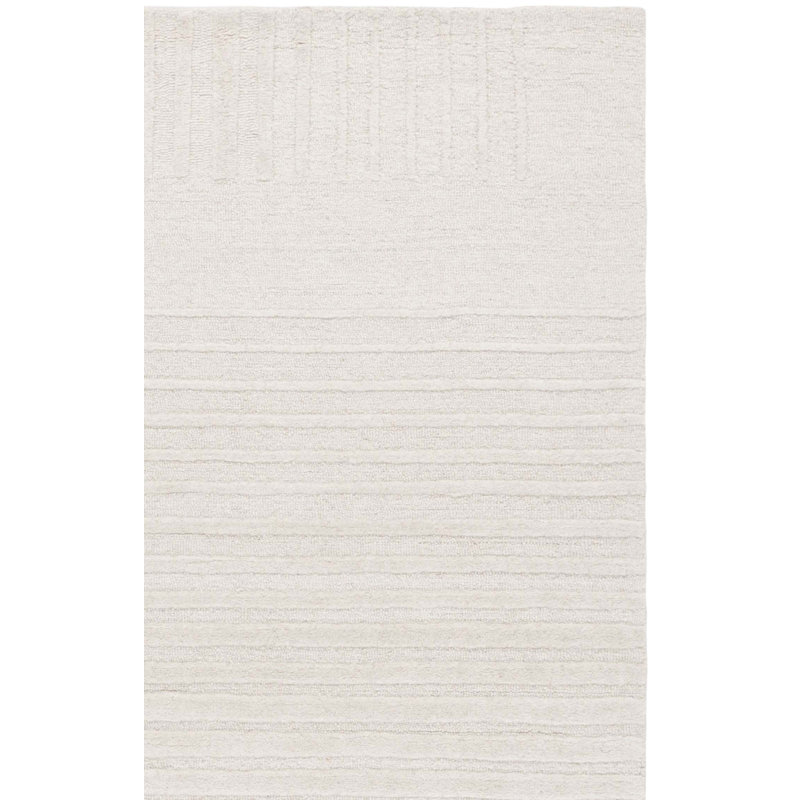 Ebony 820 Hand Tufted Wool & Cotton Solid Color Rug, Square 6'
