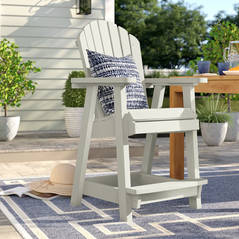 Anette Premium All-Weather Wicker Outdoor Dining Armchair, Whitewash