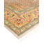 Tapis ivoire en laine noué à la main de conception unique 8 pi 1 po x 10 pi 8 po New Age