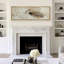 «Neutral Abstract Brushstroke», art mural beige minimaliste et brun-115165356-115165358