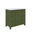 Ensemble de rangement pour meuble-lavabo 36 po avec lavabo en céramique-2038777545