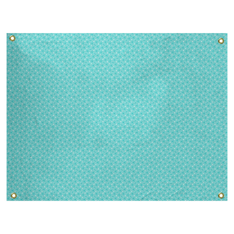 Tapisserie murale à treillis hexagonal, H 51,5 po x l 60,5 po