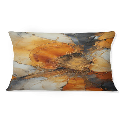 Coussin Encaustic Spirals II - Abstract Spirals