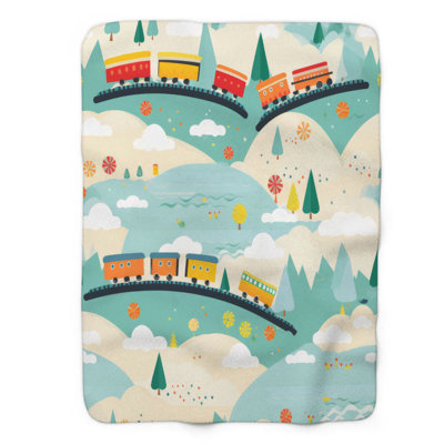 Seamless Layouts - 1 Piece Premium Sherpa Blanket