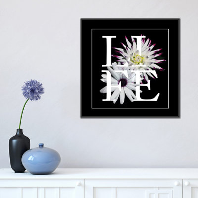 « floral graphic ii », impression sur toile