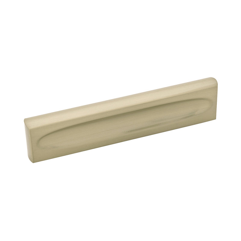 Ingot 5 1/16" Center to Center Bar Pull, 3 3/4", Satin Nickel