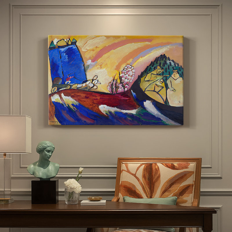 Improvisation 3-Wassily Kandinsky-Gallery Wrapped Canvas-1909, 24 x 36