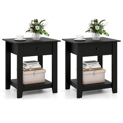 50cm W Particle Board Bedside Table