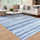 Union Rustic Striped Indoor Boho Area Rug Washable Soft Floor Carpet or ...