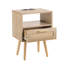 Amirea 40cm W Manufactured Wood Bedside Table
