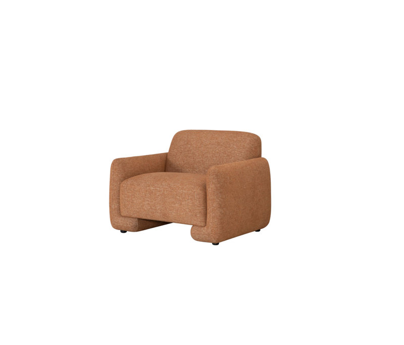 Upholstered Fabric Accent Chair