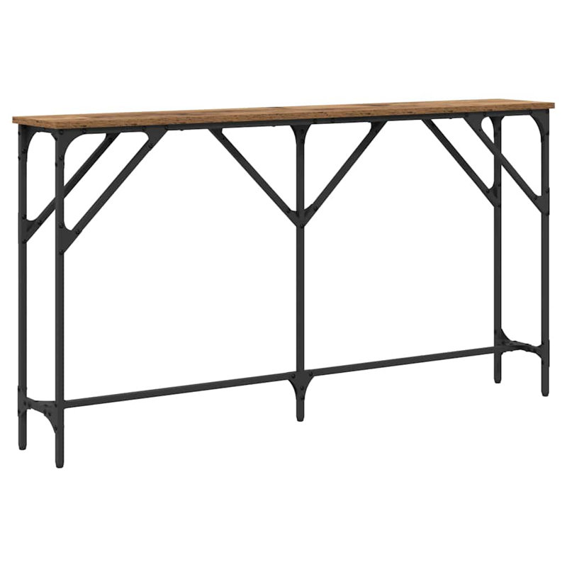 Console Table, 75cm H x 140cm W x 23cm D, Old Wood