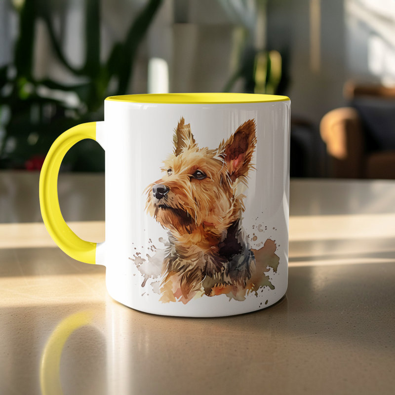 Mug, Yellow, 2