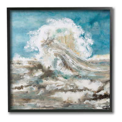 «Abstract Ocean Splash», art de la giclée par Liz Jardine