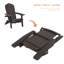 Chaise Adirondack pliante en résine en plastique Adirondack-70114142
