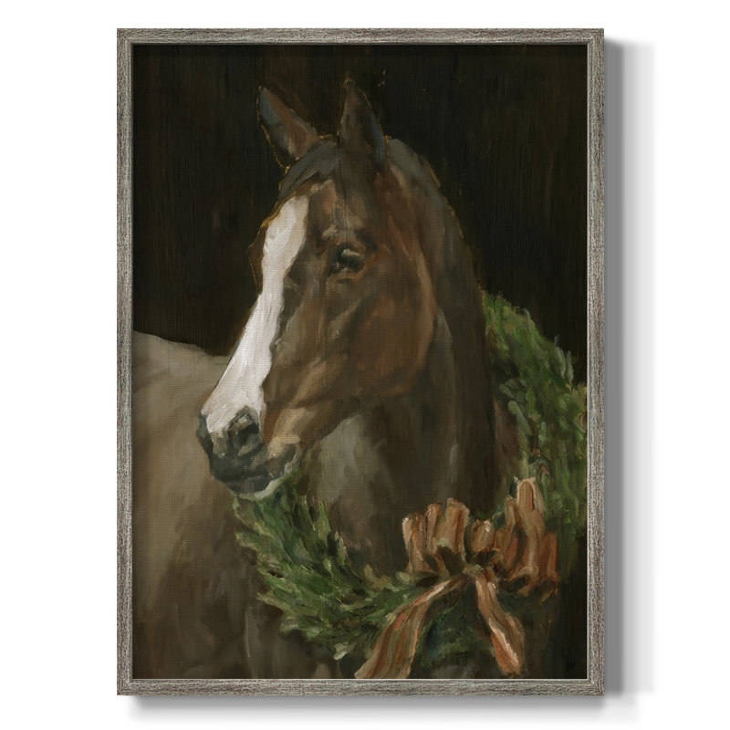 Holiday Holiday II, reproduction encadrée - bois massif, H 15 po x l 12 po