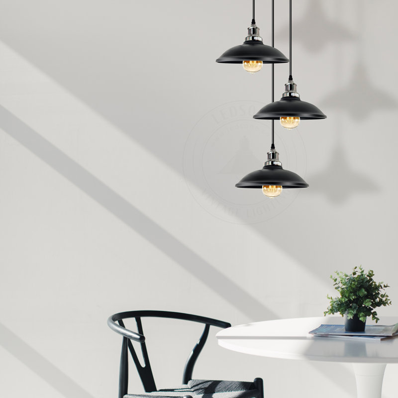 Bellwether 3 - Light Cluster Pendant, Black, Black