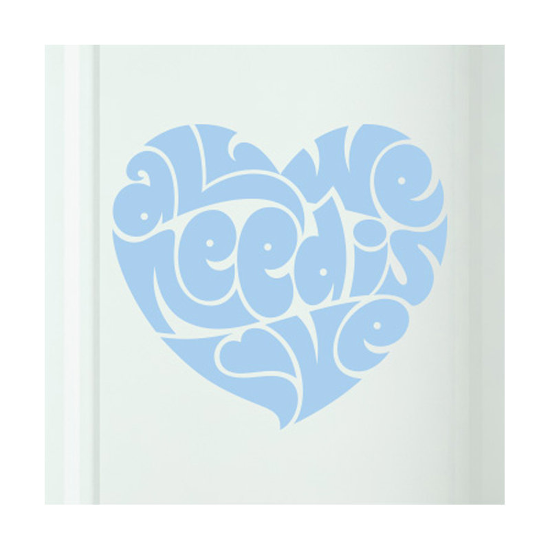 Wall Decal, Light Blue