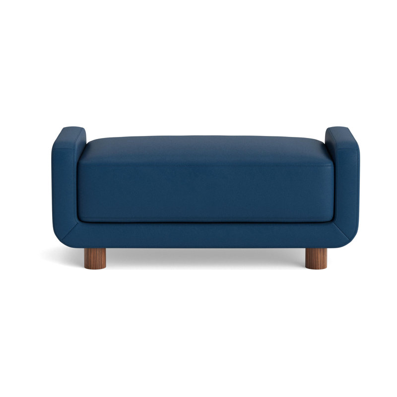 Eva Ottoman, Leather - Deep Blue